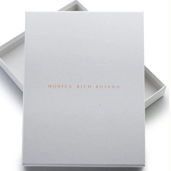 RARE NIB MONICA RICH KOSANN THE TIME IS NOW ITALIAN LEATHER JOURNAL NOTEBOOK - Picture 2 of 2